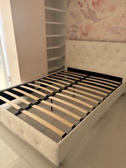 Leather Full Bed