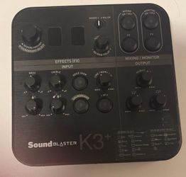 Sound Blaster K3+ Audio Mixer