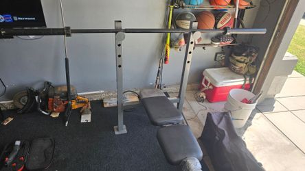Bench and bat