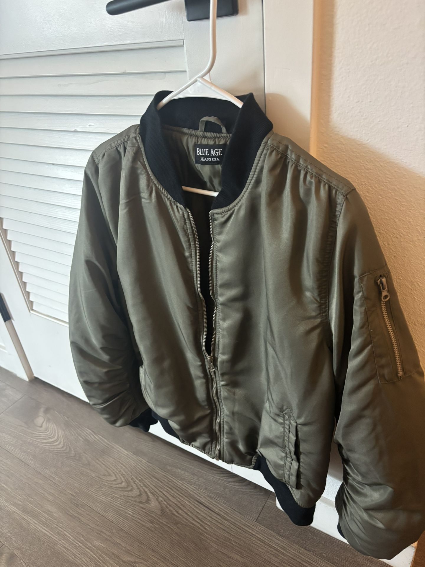 Green Bomber Jacket