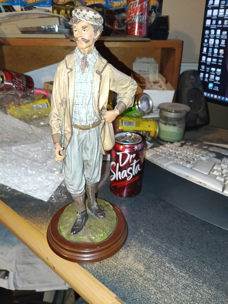 Golf Statue Roman 1990 Angela Tripi Collection A Gentleman’s Game