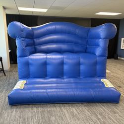 Inflatable Blue Couch