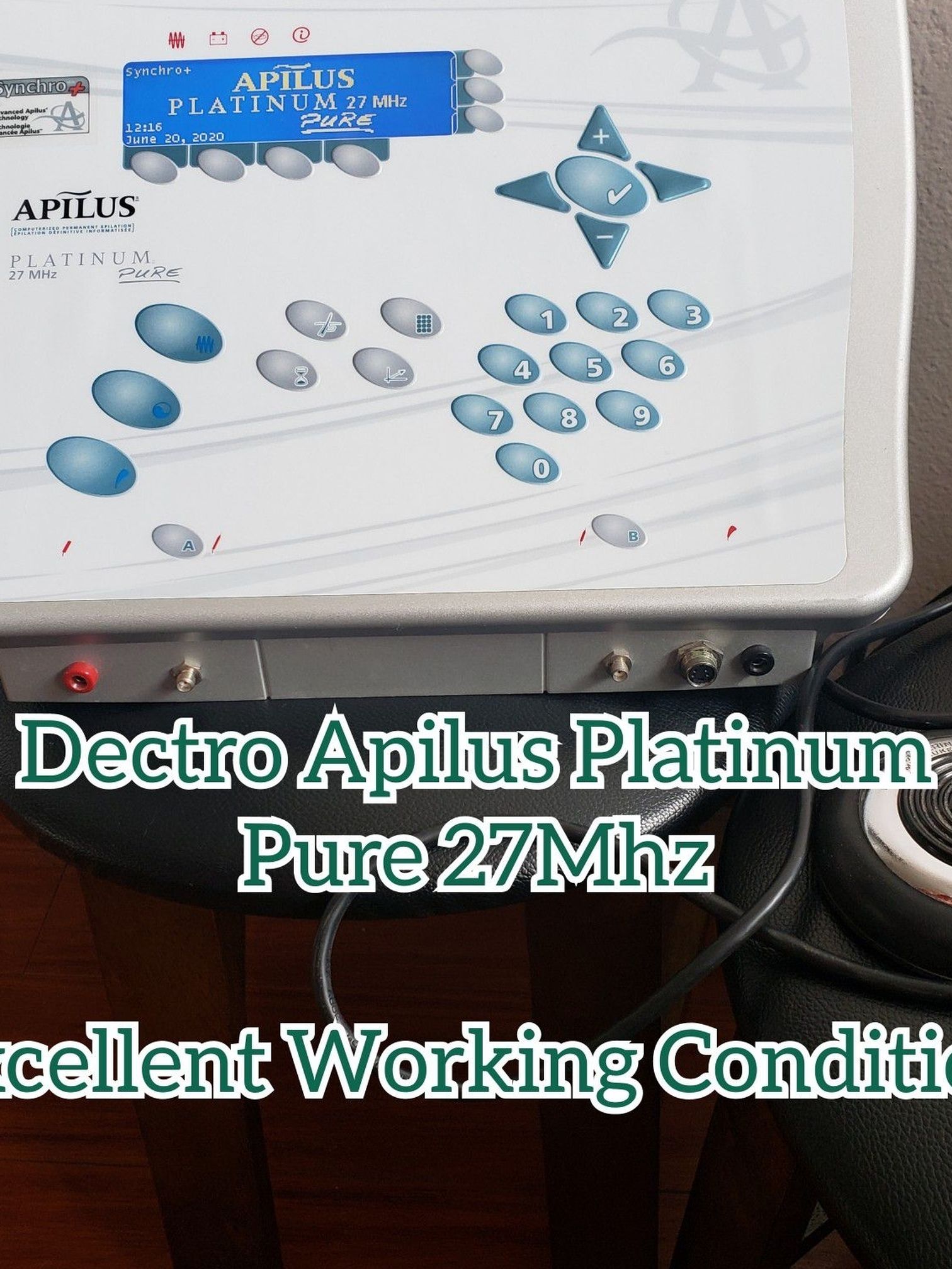 Electrology Electrolysis Apilus Platinum Pure Hair Epilator Hair Removal Machine