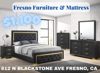Queen Bedroom set with mattress