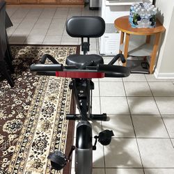 Working Advenor 8 Speed Cardio Cycle for Indoor Workouts - Foldable and Portable