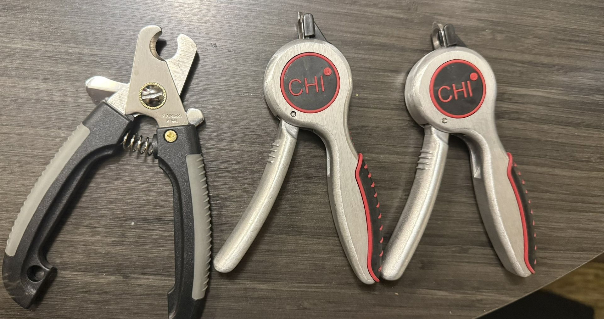 3 Pair Of Dog Nail Clippers
