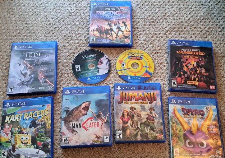 Ps4 9 Games BUNDLE 