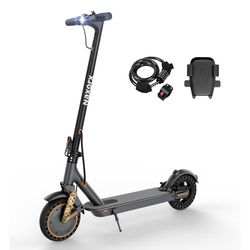 Naxorx Electric Scooter 500W 22mph 31 Mile Range with the scooter lock and phone holder