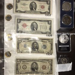 Old Coins And Bills