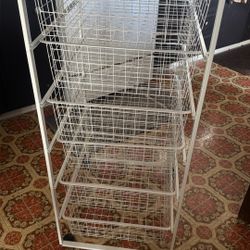 6 Drawer Metal Storage Organizer 