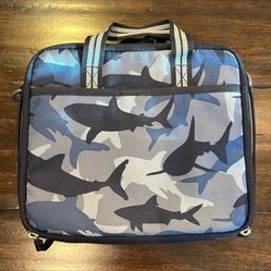Pottery Barn Kids Shark Insulated Lunch And Bento Bundle