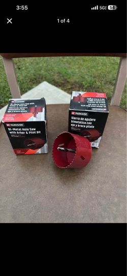 Bi metal hole saw (2.68 inch) with arbor and pilot bit (for wood, plastic and metal)