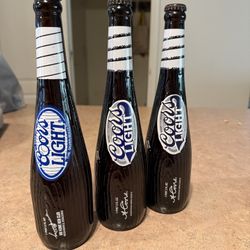 Limited Edition Coors Light Bat Bottles 