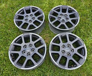 OEM Jeep 18" Wheels (Rims Only) – Set of 4 w/ TPMS & Center Caps