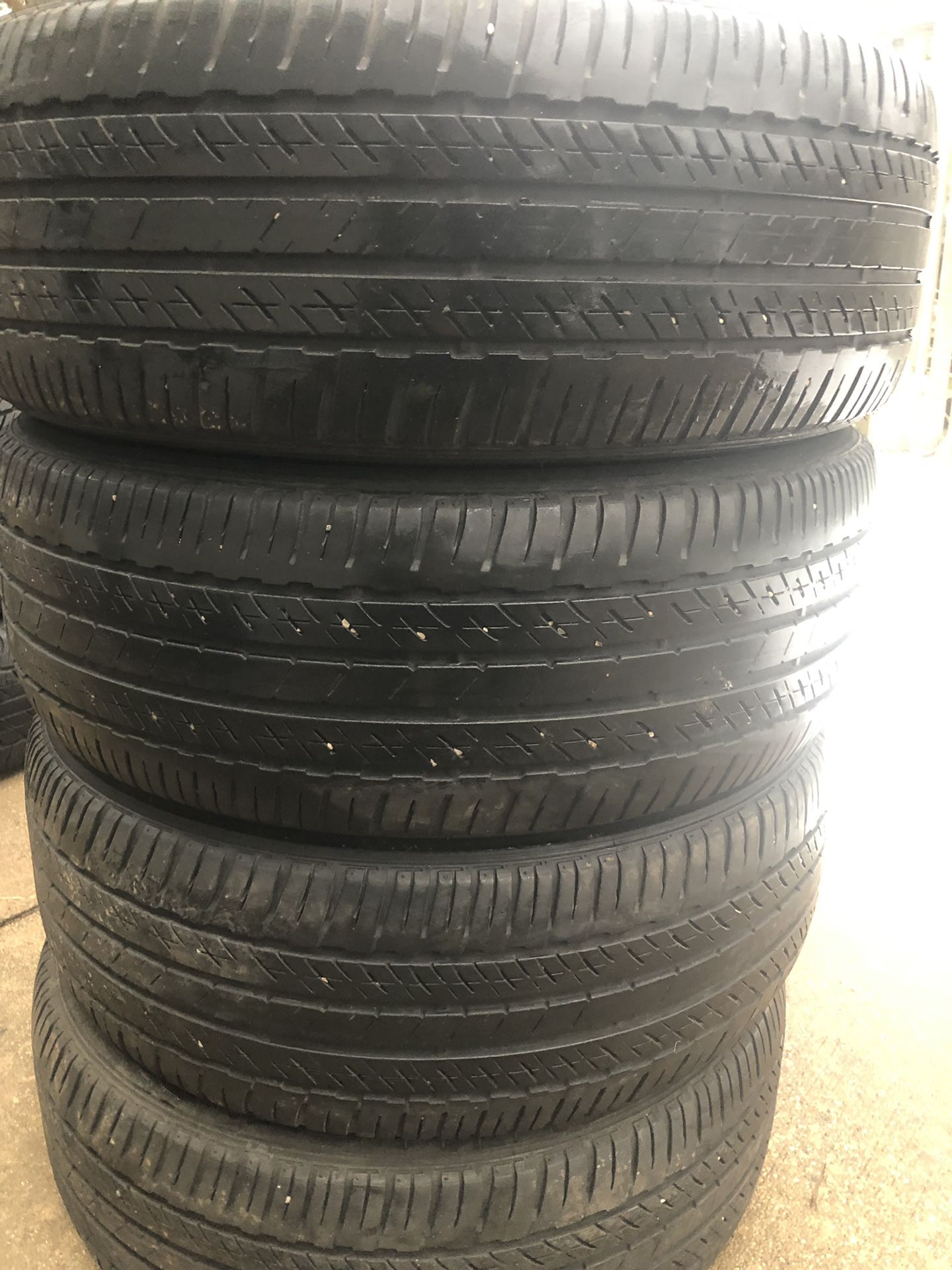 4 good use tires Bridgestone 215/55/17