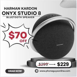 Harman Kardon Studio 8 Bluetooth Speaker -Pay $1 DOWN AVAILABLE - NO CREDIT NEEDED