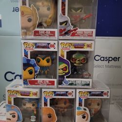 Funko Pops Masters Of The Universe Set 