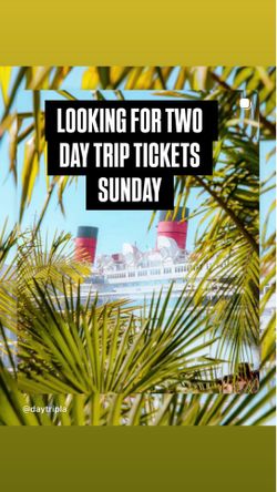Day trip tickets