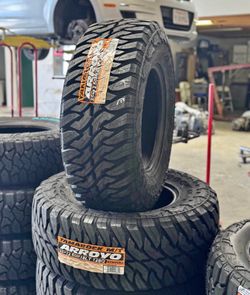 35x12.50r18 Arroyo MT 4 NEW TIRES INSTALLED AND BALANCED INCLUDED