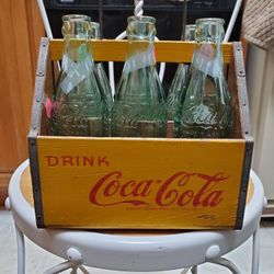 Coke 6 Pack Carrier With Bottles