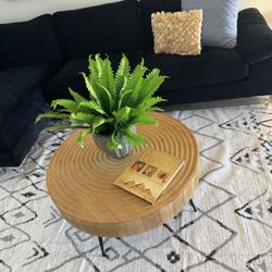 Coffee And End Tables (plant Or Lamp Does Not Convey)