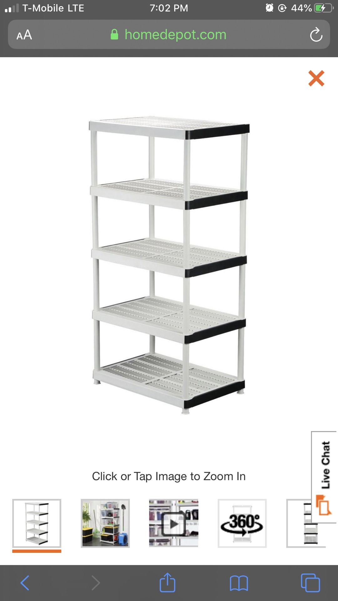 Shelves unit (heavy duty)