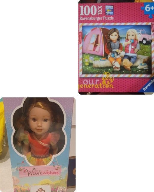 New American Girl Doll & Puzzle