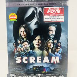 Scream (2022) 4K UHD + DC, with Slipcover.