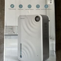 Amzart Dehumidifier for Home (980 sq.ft), 118 oz Dehumidifier with Drain Hose
