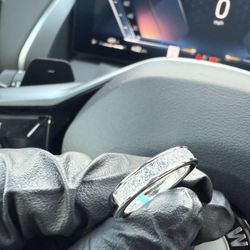 Half Eternity Moissanite Band Ring