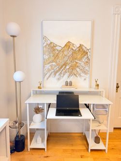 White Desk and Chair