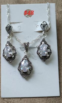 Earring+necklace Set
