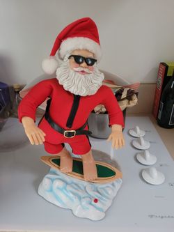 Surfing Santa 