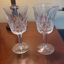 Waterford Crystal Goblet Pair 