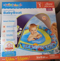 Swimschool Grow With Me Baby Boat Level 1 With 3 Scoop TOYS 