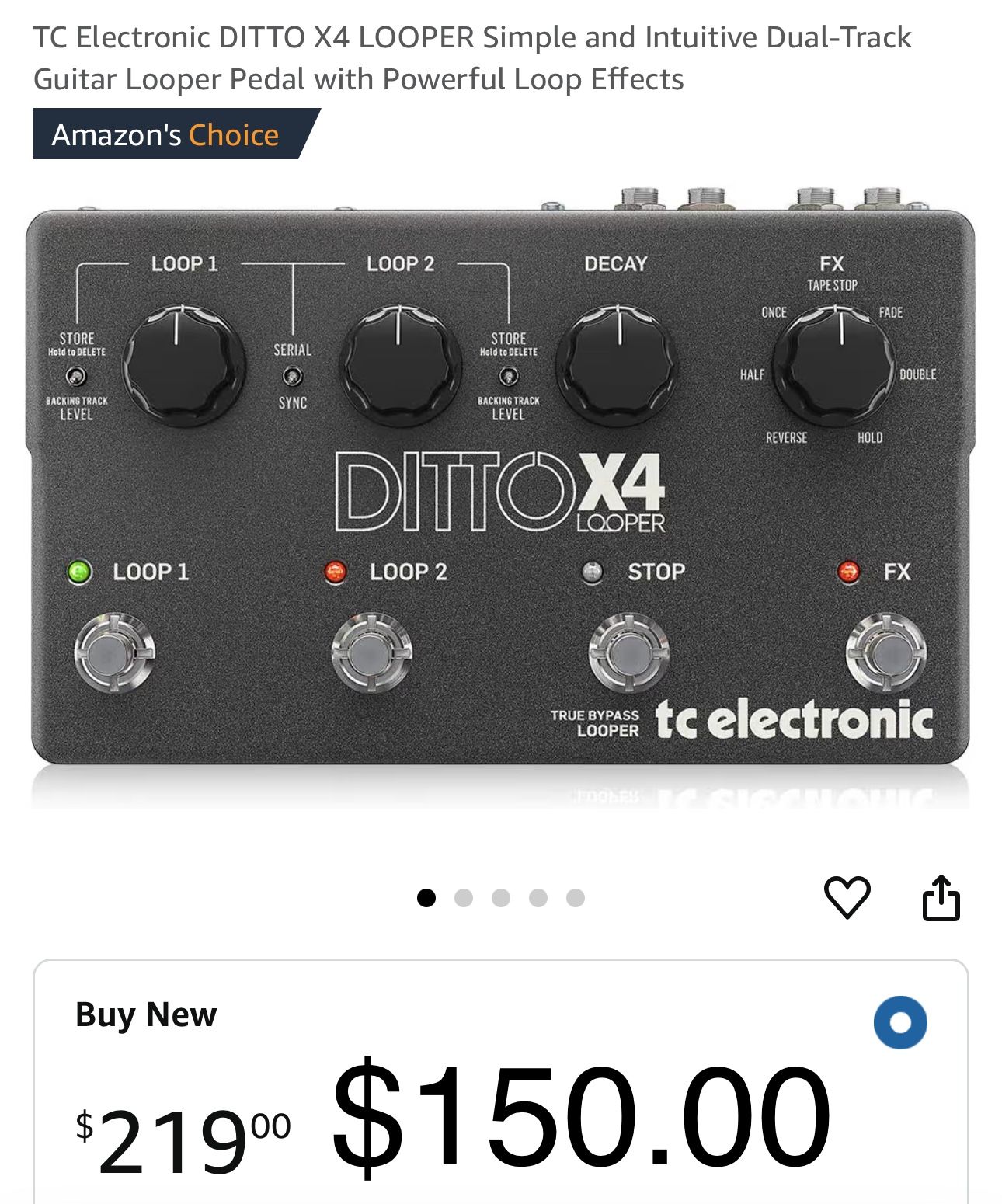 ギター TC ELECTRONIC Ditto X4 Looper ギター tc electronic DITTO X4 Looper TC Electronic Ditto X4 Looper