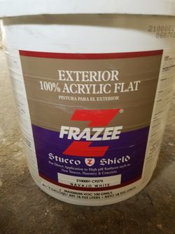 New 5 Gallon Frazee Navajo White. (Have multiple other Paint colors and sheens available. Just ask