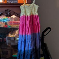 Girls Colorful Justice Dress Size 6 