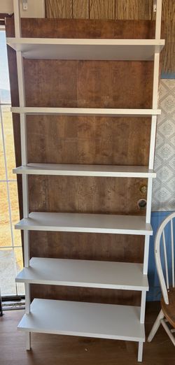 Heavy duty White book shelf