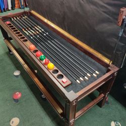 Pool Table Storage Bench 