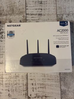 Netgear AC2000 WiFi Router (Model No.: R6850