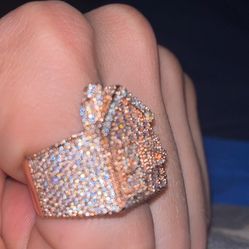 Bussdown Moissanite RoseGold Ring