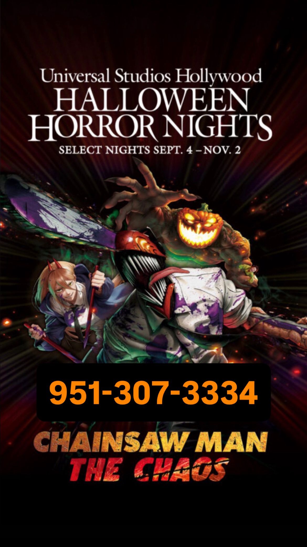 Universal π Studios π Horror π Nights π Tickets &50