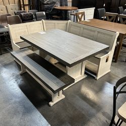 Kitchen Nook Set 3pc Set 