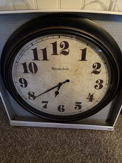 WestClox 21” Wall Clock **NEW**