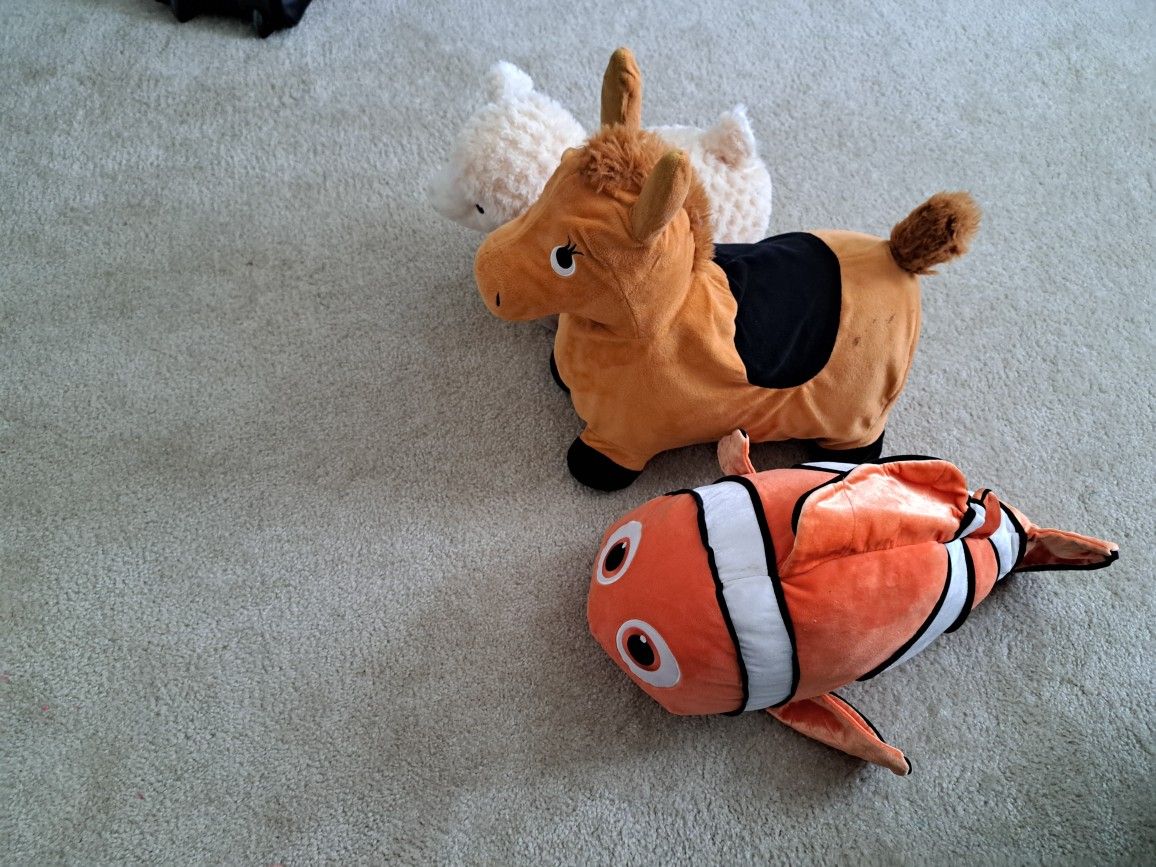 Hopping Horse, Sheep, Nemo Fish