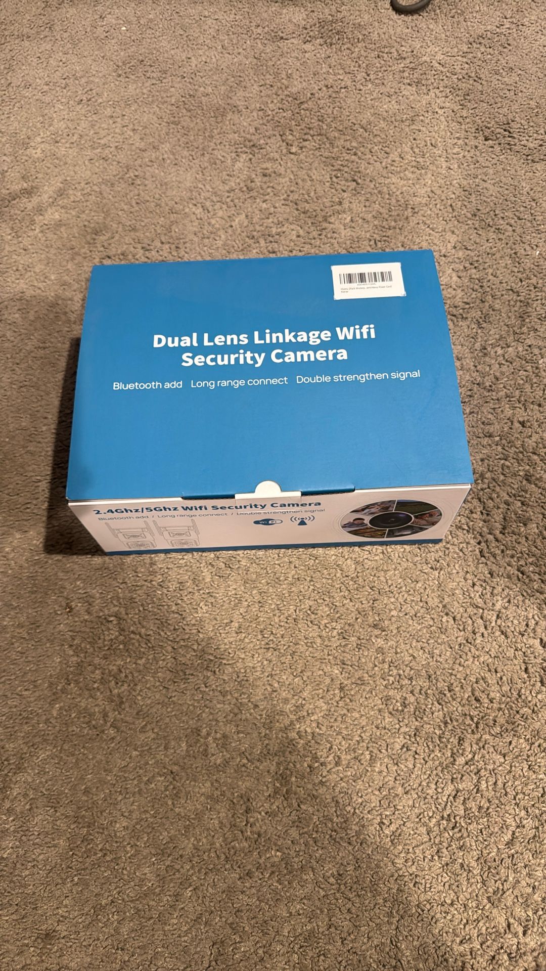 Hiseeu 2Pack Wireless Security Camera 5G/2.4G WiFi Camera Dual Lens PTZ Camera Outdoor Motion Tracking Color Night Version,No-Monthly Fees Works with 