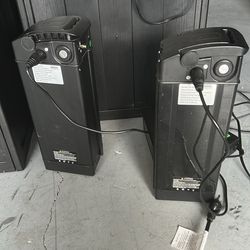 2 e bike batteries