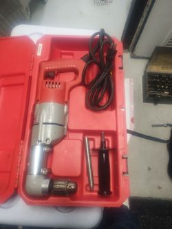 Heavy Duty Old Milwaukee corded drill.   1/2 in 13 mm