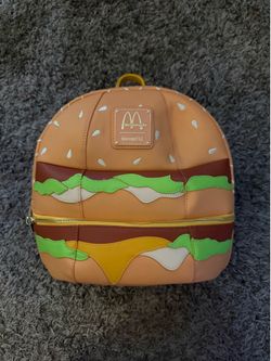 NWOT Loungefly McDonald's Big Mac Figural Mini Backpack